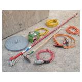 Pole Pruners, Hoe, Work Light, Extension Cords...