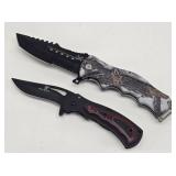 (2) Knives: TacXtreme Camo, Little Apache Warrior