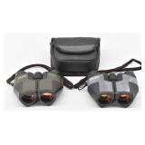 (2) vivitar Pv Series 8x22 Binoculars & 1 Case