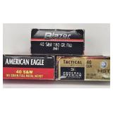 (135rd) 40 s&w  AMMO - Mixed / Reloads