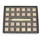 Leather Stamp Alphabet Set 1/2"