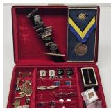 Collection of Mens Tie Tacks & Cufflinks, plus