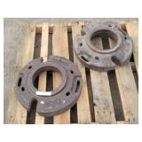(2) French & Hecht W161 Tractor Wheel Weights
