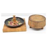 Wooden Mortar & Pestle Set, Small Cutting Board...