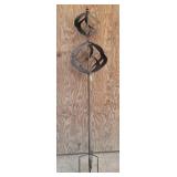 Dual Structure Global Spinner Wind Sculpture