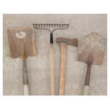 Shovels, Rake & Axe