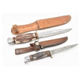 Monarch Bowie Knife & Western Stag Knife