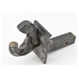 Pintle Hook Trailer Hitch Receiver Cap. 15 Tons