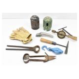 Antique Egg Beater Drill, Sheep Shears, Hoof ...