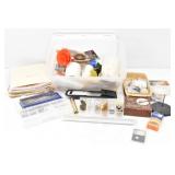(2) Totes Leather Working Supplies: Hemp Cord...