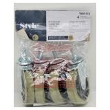 Style 4ct  Swivel Caster Set 4" Gray Finish NEW