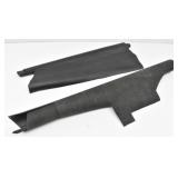 Black Pieces of  Scrap Project Leather