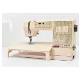 White Euroflair 8910 Sewing Machine Portable