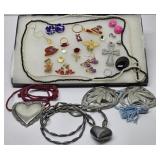 Red Hat Society PIn, Earrings, Keychain, plus
