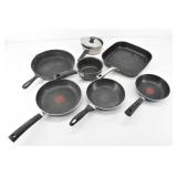 Assorted Skillets / Fry Pans: !0.5" Cast Iron...