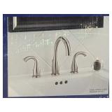 Bathroom Faucet Widespread 2-Handle Brushed Nickel