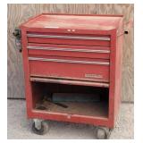 WATERLOO 3 Drawer / 1 Door Red Wheeled Toolbox...