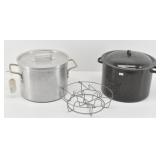(2) Water Bath Canners w/ Racks