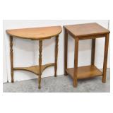 Half Moon Table & Small Side Table