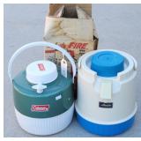 Coleman & Aladdin1 gal  Water Coolers & Auto Fire