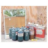 (2) 1 gal. Coleman Fuel, 6- Propane Bottles ...