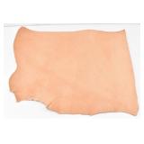 Veg Tanned Natural Leather Hide 27" X 35"