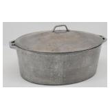 Aldens Vintage Cast Aluminum Roaster W/ Lid