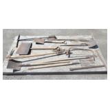 Yard Tools: Pitch Fork, Square Point Shovels...