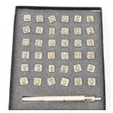 Craftool Leather Alphabet Stamp Set 1/4"