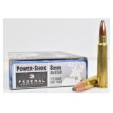 (20rd) 8mm Mauser Soft Point FEDERAL Ammo
