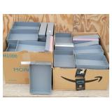 (2) Boxes of Parts Drawers Storage Organizers