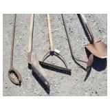 Shovel, Grass Weed Brush Whip, 3 Unique Yard Tools