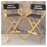 Danny Edwards Directors Folding Patio Chairs
