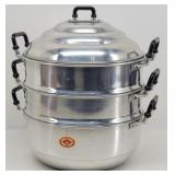 Diamond  Brand Chinese Aluminum Steamer 12"
