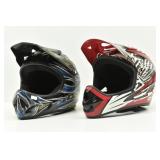(2) Full Face Motorcross Helmets Small & Medium