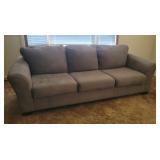 Microfiber Plush Sofa / Couch Flared Arms