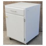 24" White Cabinet & Pad Locks
