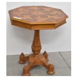 Octagonal Handmade Inlayed Accent  Table