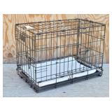 Black Wire Collapsible Dog Crate