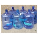 (6) PRIMO Blue Refillable Bottles