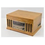 Oak Detrola KM837 Record Player CD Cassette