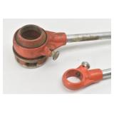 (2) Manual Pipe Threader Ratchet Handles