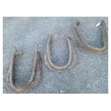 (3) Old Horse Collars