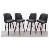 Four Padded Bar Stools