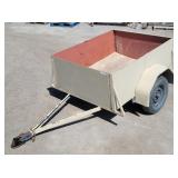 Small Utility Trailer 49" x 61" x 21"