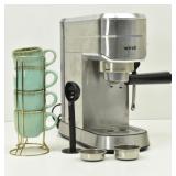 Wirsh Espresso Machine w/ Cups & Stand