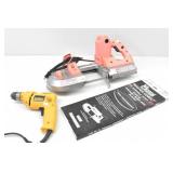 Portable Band Saw w/Extra New Blade, Dewalt Drill