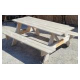 6ft Wood Picnic Patio Table