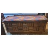 MCM LANE Cedar Chest Bench Seat w/ Western Top