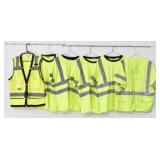 (6) High Visibility Safety Shirts / Vests